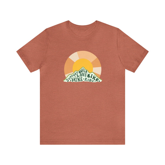 Hike. Ride. Support. Trails Tee