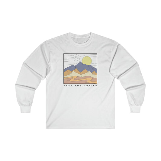 Purple Mountains Long Sleeve Tee